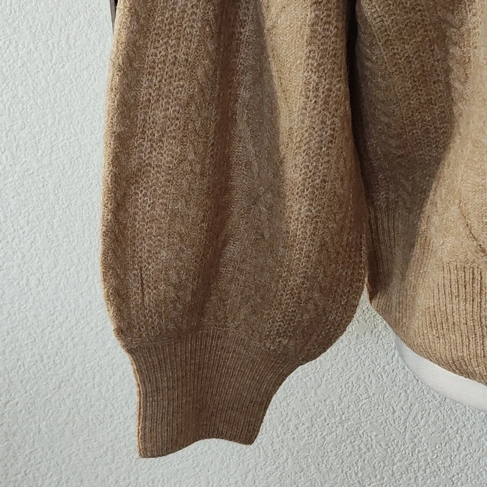 New 1 State Tan Heather Soft Sweater Size XXL